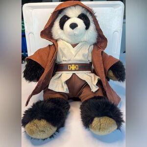 Build-A-Bear Star Wars Jedi Outfit - Brown and Cream with Panda bear